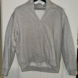 Lululemon Gray Quarter-Zip Hoodie